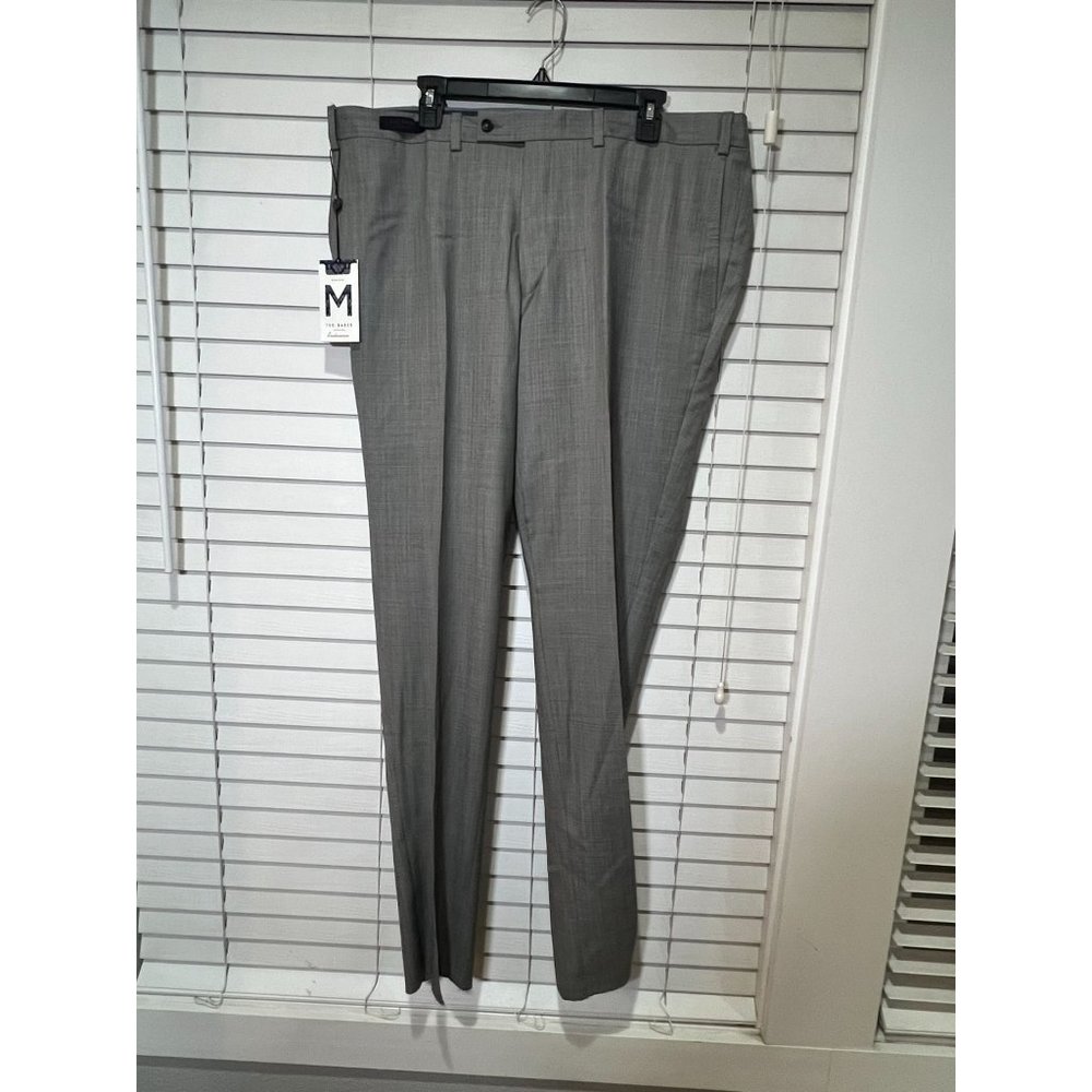 Ted Baker Endurance 100% Wool Unhemmed Men's Dress Pants - Size 40x38